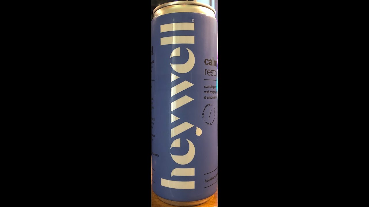 heywell Calm+Restore Blackberry Ginger Sparkling Water Review