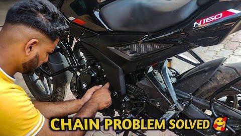 Pulsar N160 Chain Problem 💯% Solved 🥰 #pulsarn160 #n160 #chain