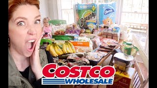 Massive Costco Haul + Weekly Meal plan for our Family of 9!