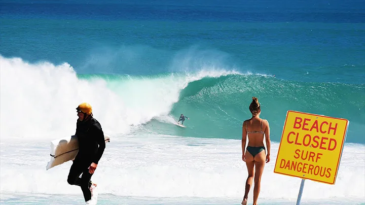 MASSIVE MARGARET RIVER WAVES AND SHARK ATTACK!!