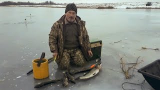 Рыбалка на жерлицы. Рязанская область. Конец ноября 2022