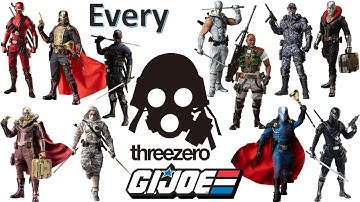 ***see newer video*** Every Threezero G.I. Joe 1/6th scale 12" Action Figure Comparison List