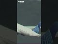 Moment United Airlines Plane Loses Tyre During Take Off In San Francisco
