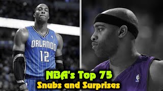 The Biggest Snubs \& Surprises Of The NBA's Official Top 75 List