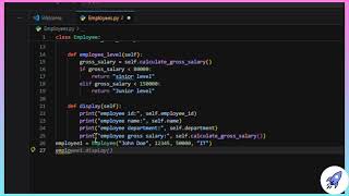 Full Python Programming for Beginners | Class & Objects Explained Coding My First Employee Management News