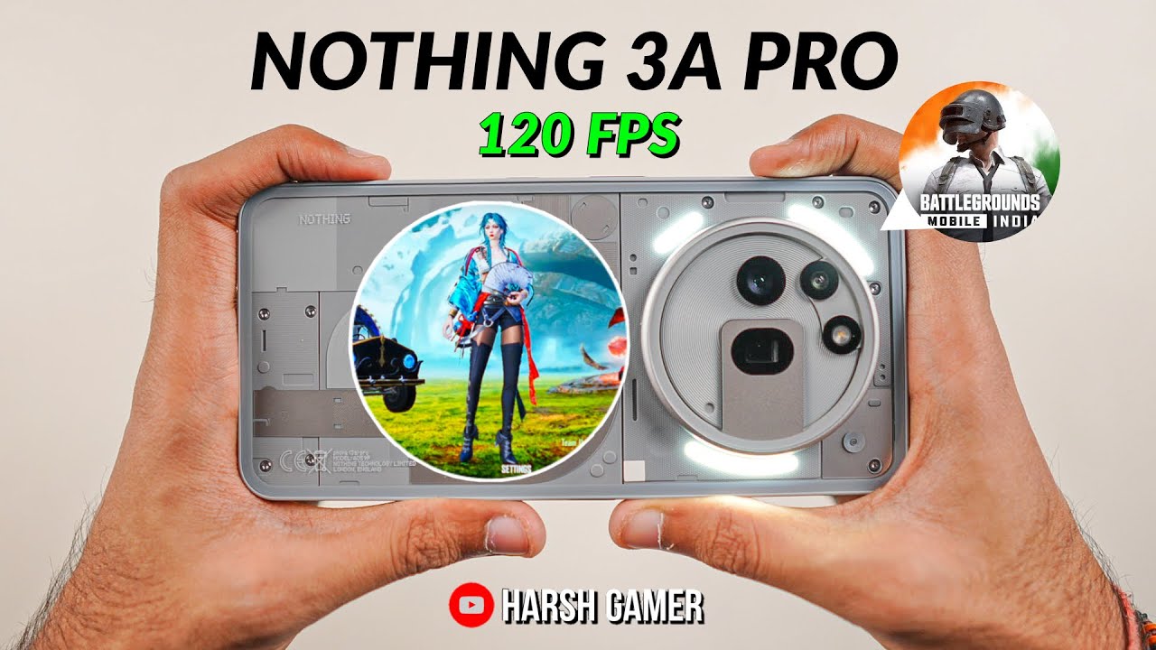 Nothing 3A Pro - 120 FPS BGMI Test, Heating & Battery Test | Honest Review 🔥