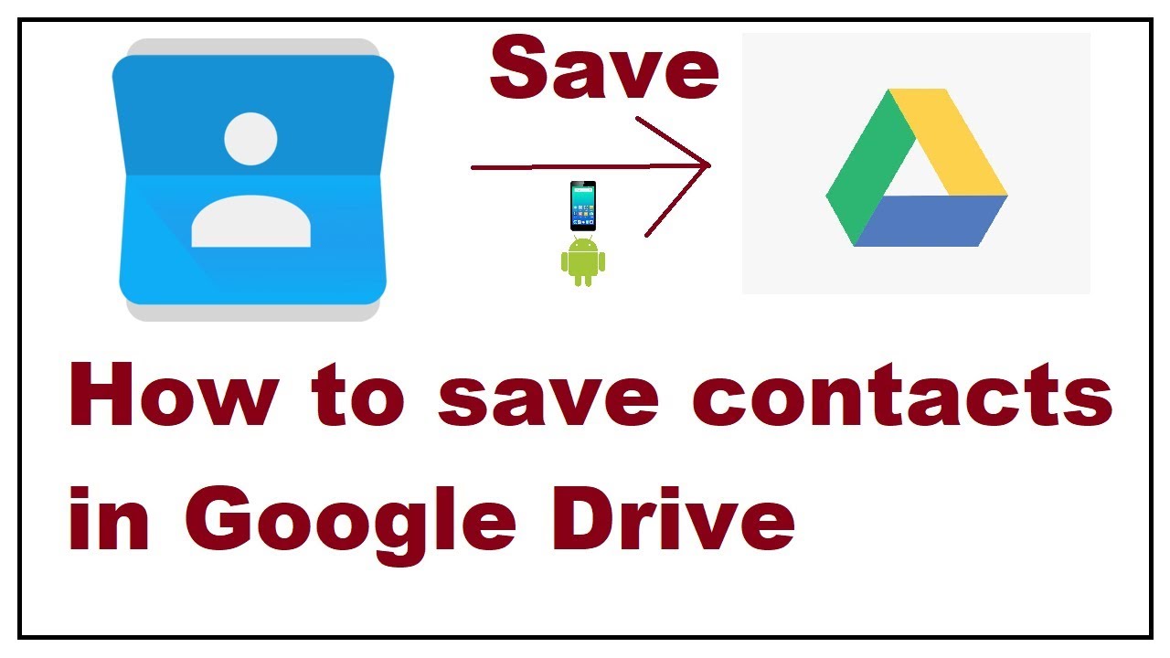 How To Backup Google Contacts To Iphone