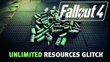 Fallout 4 - Unlimited Resources Duplication Glitch! (After Patch 1.7/1.10)