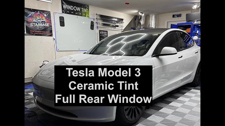 2025 Tesla Model 3 35% Ceramic Tint with Full Rear Window