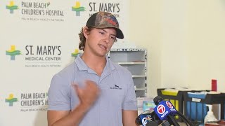 Florida man speaks after being bit by two sharks in the Bahamas in April
