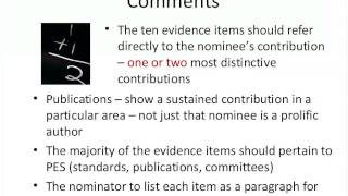 IEEE PES Webinar "How to Write an Effective IEEE Fellow Nomination" screenshot 5