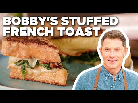 Bobby Flay Makes Savory Stuffed French Toast | Food Network