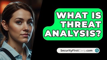What Is Threat Analysis? - SecurityFirstCorp.com