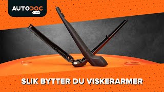 Hvordan bytte Vindusviskerarm - online gratis video