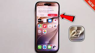 How To Restart iPhone Without Power Button! - iOS 27