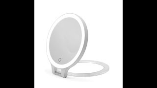 High definition portable makeup mirror with 10X magnification screenshot 4