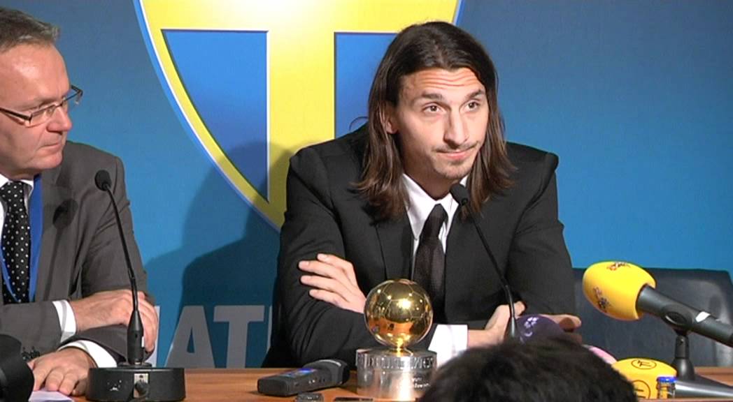 Bild från Zlatan Ibrahimovic vann Guldbollen igen
