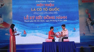 Ký kết đồng hành chương trình "Một triệu lá cờ cùng ngư dân bám biển"