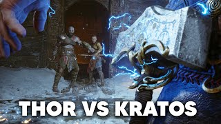 God of War Ragnarök - THOR VS KRATOS (Full Fight) by Gameplay Only 1,263 views 1 year ago 18 minutes
