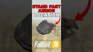STAND FAST SECRET ARMOR LOCATION IN FALLOUT 76