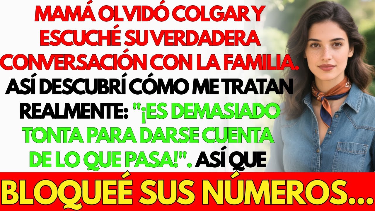 Mi mamá olvidó colgar y escuché la verdad de toda mi familia... y tomé una decisión…Reddit Dramático