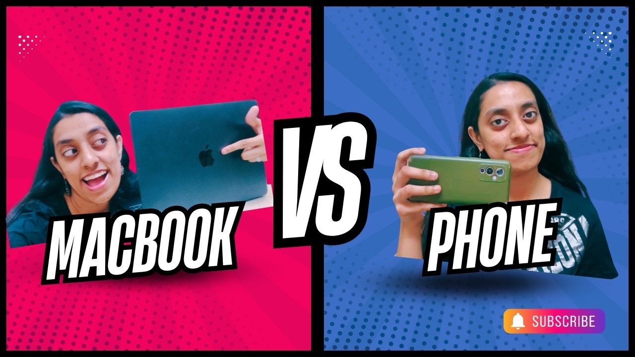 No Camera? MacBook vs Phone for YouTube | My Honest Beginner Experience | Shraddha G's DVD