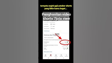 Thumbnail of penghasilan video shorts 7 juta view | gaji youtuber shorts