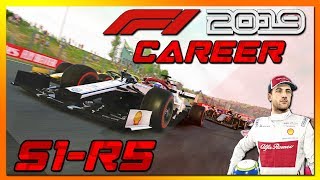 F1 2019 | Career Mode S1-R5 | The Pain in Spain!