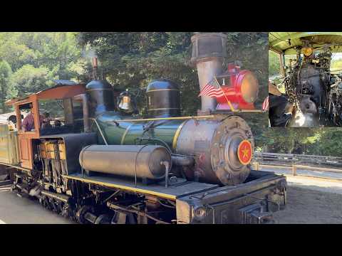 Cab Ride of a Shay Logging Loco (Dixiana at Roaring Camp)