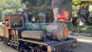 Cab Ride Of A Shay Logging Loco (dixiana At Roaring Camp)