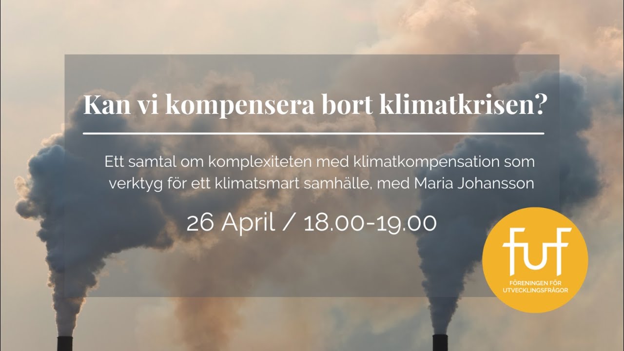 Kan vi kompensera bort klimatkrisen?