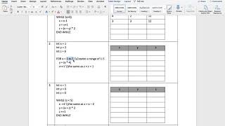 Celebrity Trace Table Example Profile