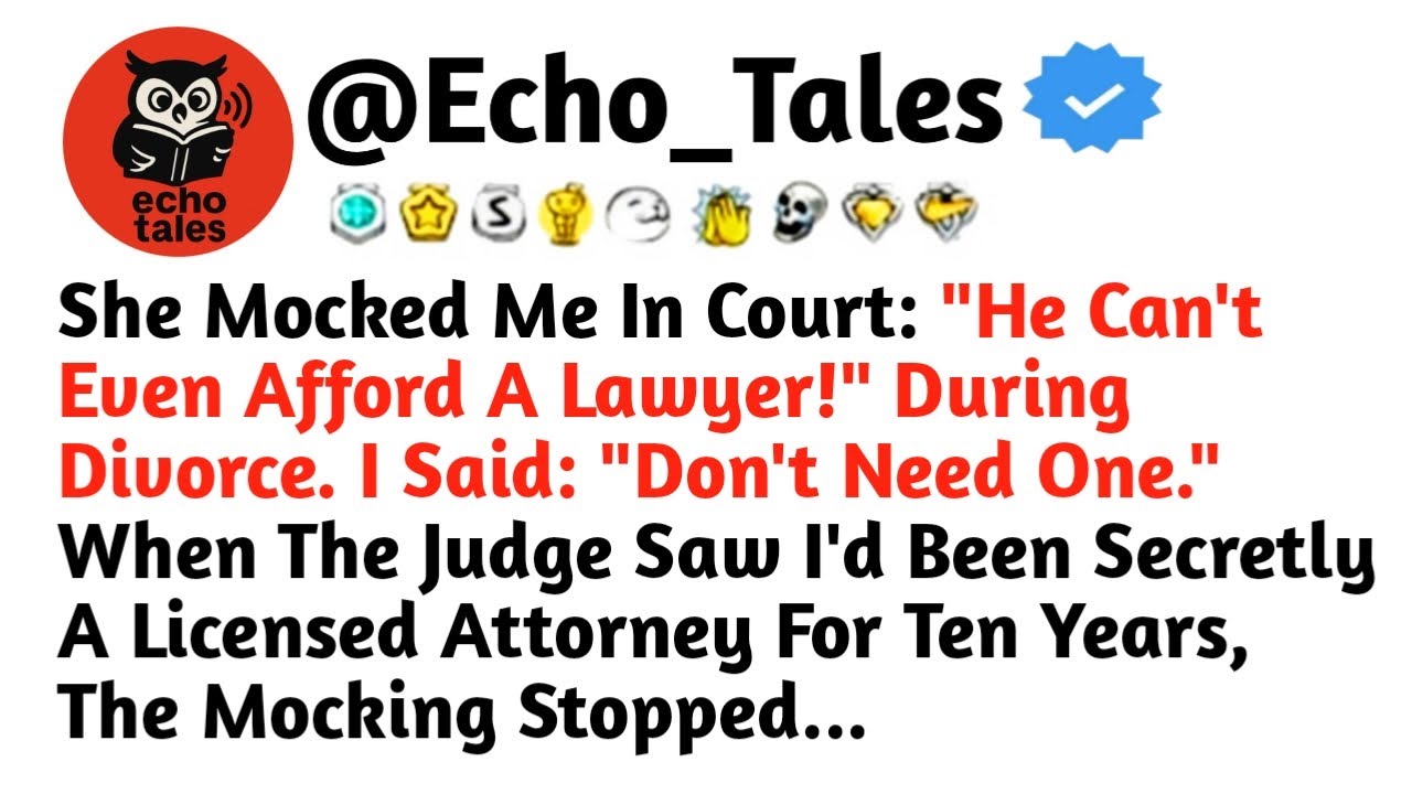 She Mocked Me In Court: 