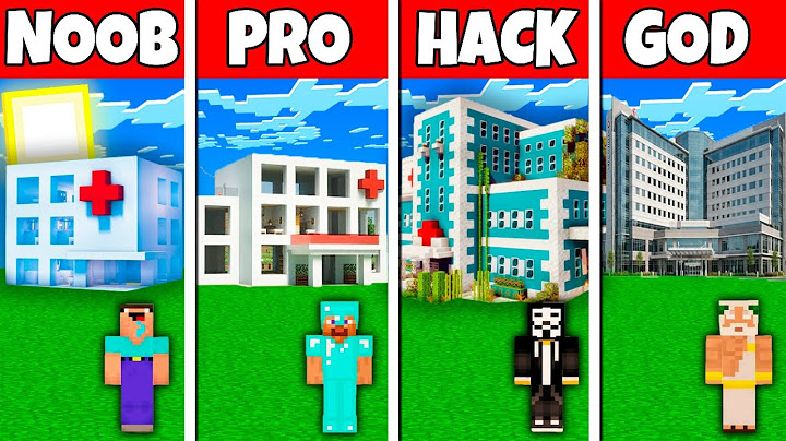 Minecraft Battle: NOOB vs PRO vs HACKER vs GOD HOSPITAL BUILD CHALLENGE in Minecraft