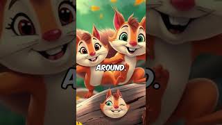 Pistachio and Popcorn's Nut Adventure  #cute  #squirrel #funny #sharing #adventure #story