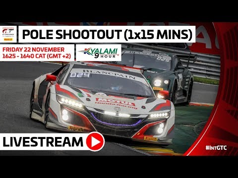 POLE SHOOTOUT - KYALAMI 9 HOURS - INTERCONTINENTAL GT CHALLENGE 2019