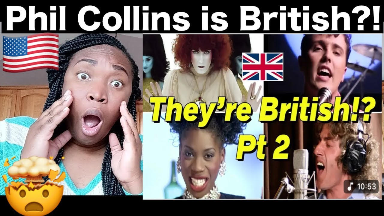 American Reacts to songs she didn’t know was British | All Of These Hits Are By Brits! (Part 2)