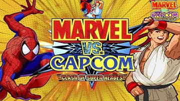 Marvel Vs Capcom Clash Of Super Heroes #ryu #spiderman