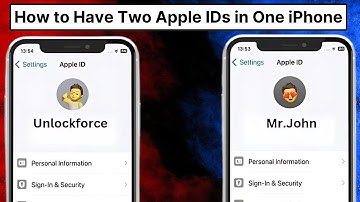 How To Use Two Apple IDs On One iPhone / Using 2 Apple IDs On One iPhone