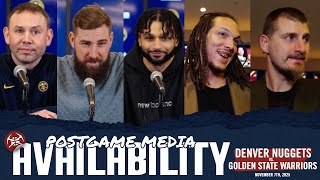 ALL Denver Nuggets Postgame Media vs. GSW🎙️