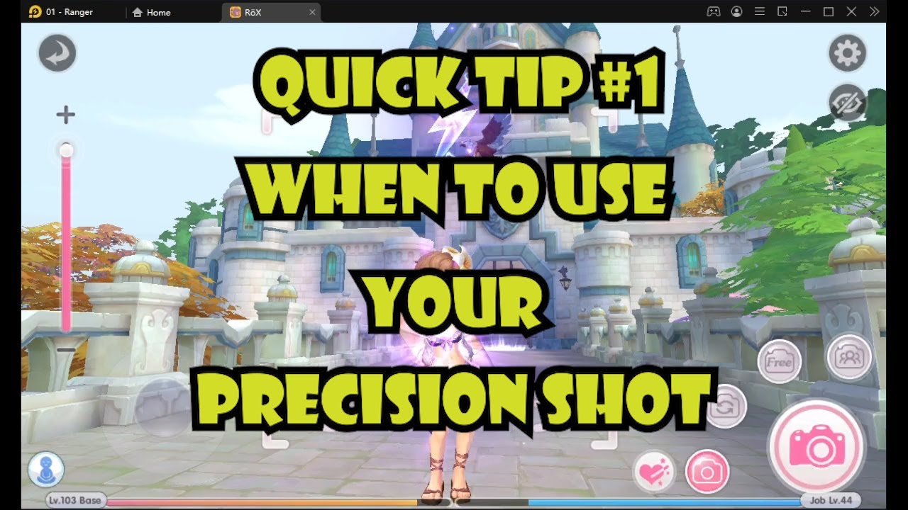 Rox Ranger ROX - Int Ranger - Quick Tip #1 - Precision Shot - YouTube