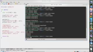 Scanf regular expression