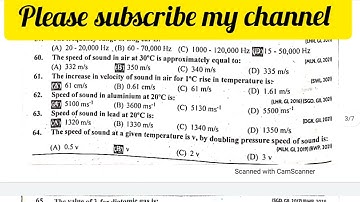 PHYSICS 1ST YEAR CHAPTER 8 Waves - MCQS FULL CHAPTER - INTERMEDIATE FSC ICS - ENTRY TEST 2024
