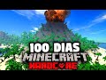 Sobreviví 100 DÍAS en una ISLA DESCIERTA en MINECRAFT HARDCORE #1