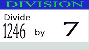 Divide     1246      by     7