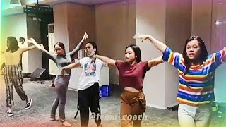 wow kompak dan seru PUTRI DA DAN BYOODE SAAT LATIHAN.DANCE..luarbiasa gerakannya keren banget