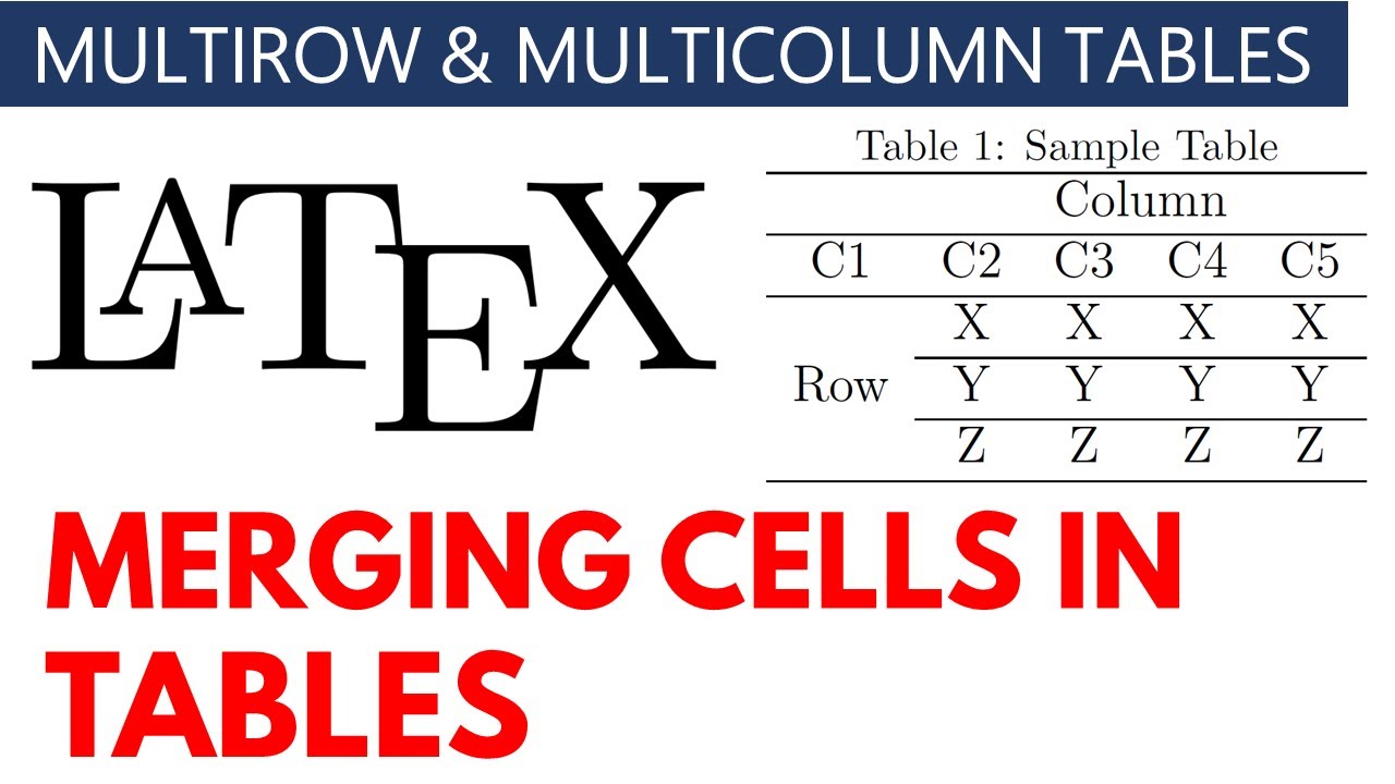 Latex Table Multicolumn Header