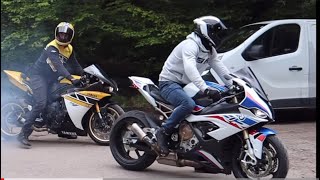 Yamaha R1-000cc / BMWrr S1000cc Full   Video.#bike #yamaha #life