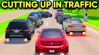 CRAZY CUTTING UP IN TRAFFIC IN GREENVILLE!