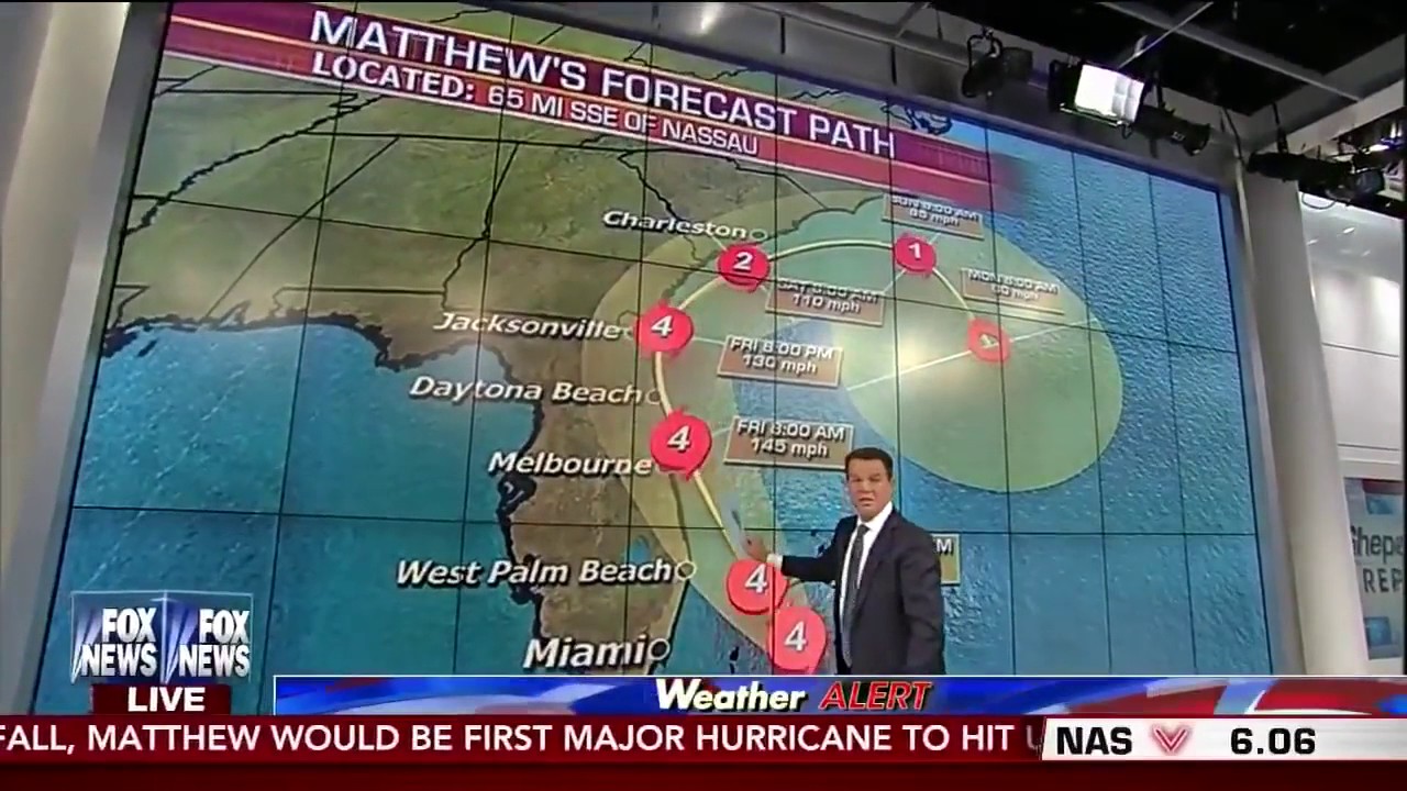 Shepard Smith Hurricane Matthew - "YOU'RE ALL GONNA DIE!!"